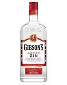 Gibsons London Dry Gin 70 centiliters and 37.5 percent alcohol